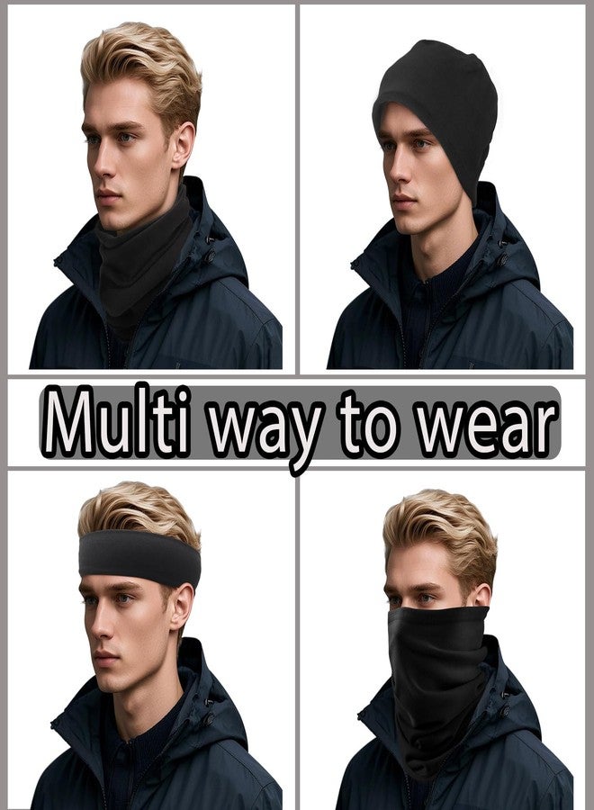 Sonfon 2 Pack Neck Gaiter Warmer Winter for Men&Women, Windproof Face Scraf Cover Fleece Face Mask for Cold Outdoor Activities - Image 5